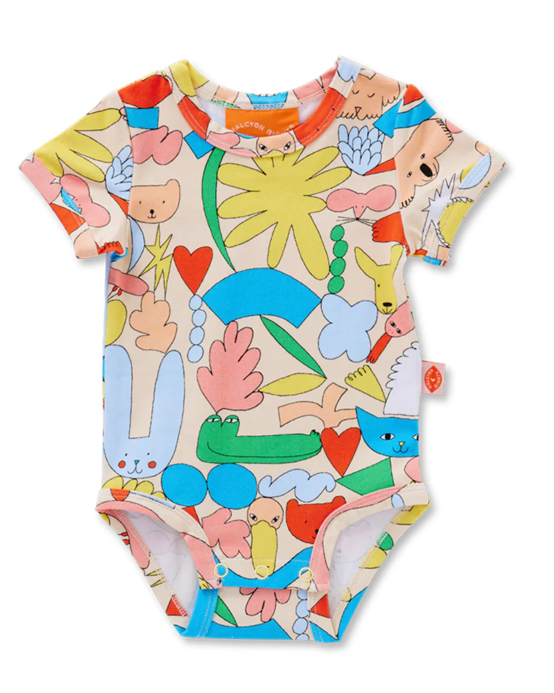 Halcyon Nights - Short Sleeve Bodysuit - Little Billabong