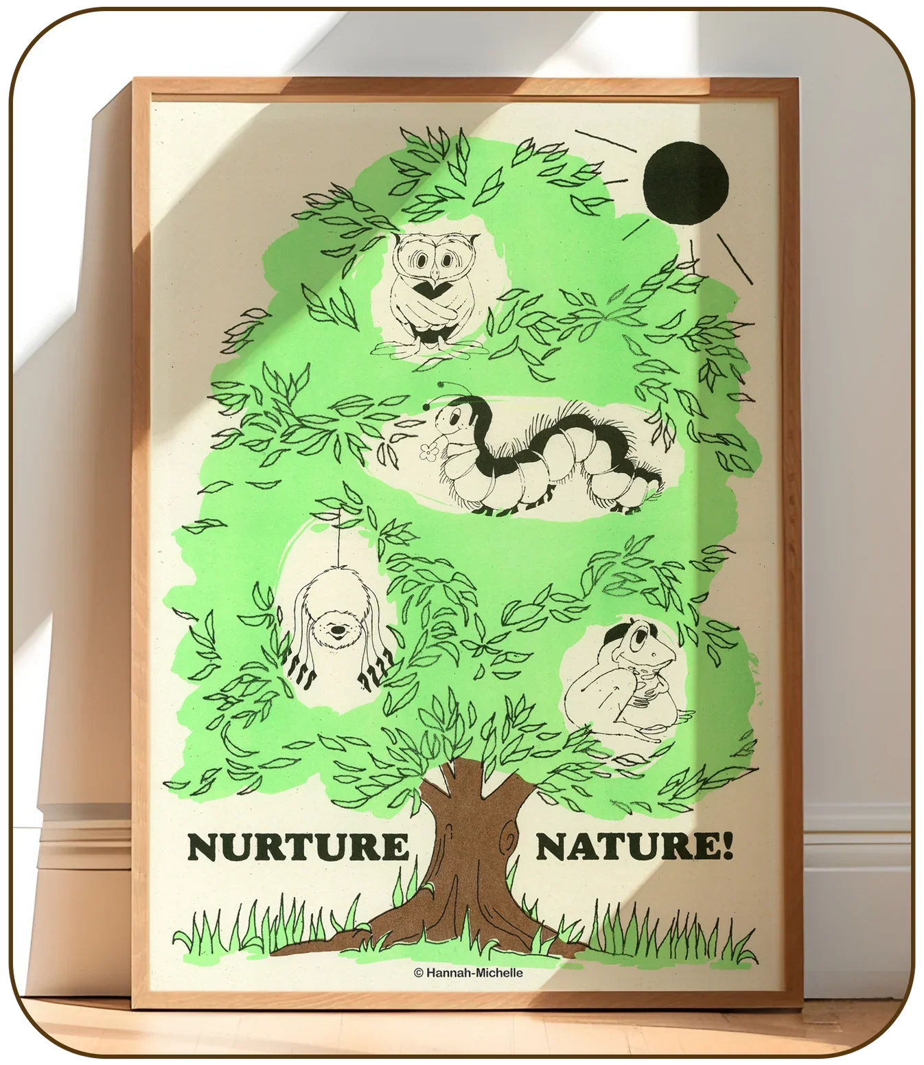 Hannah-Michelle Bayley - Nurture Nature - A3 Print - Image 2