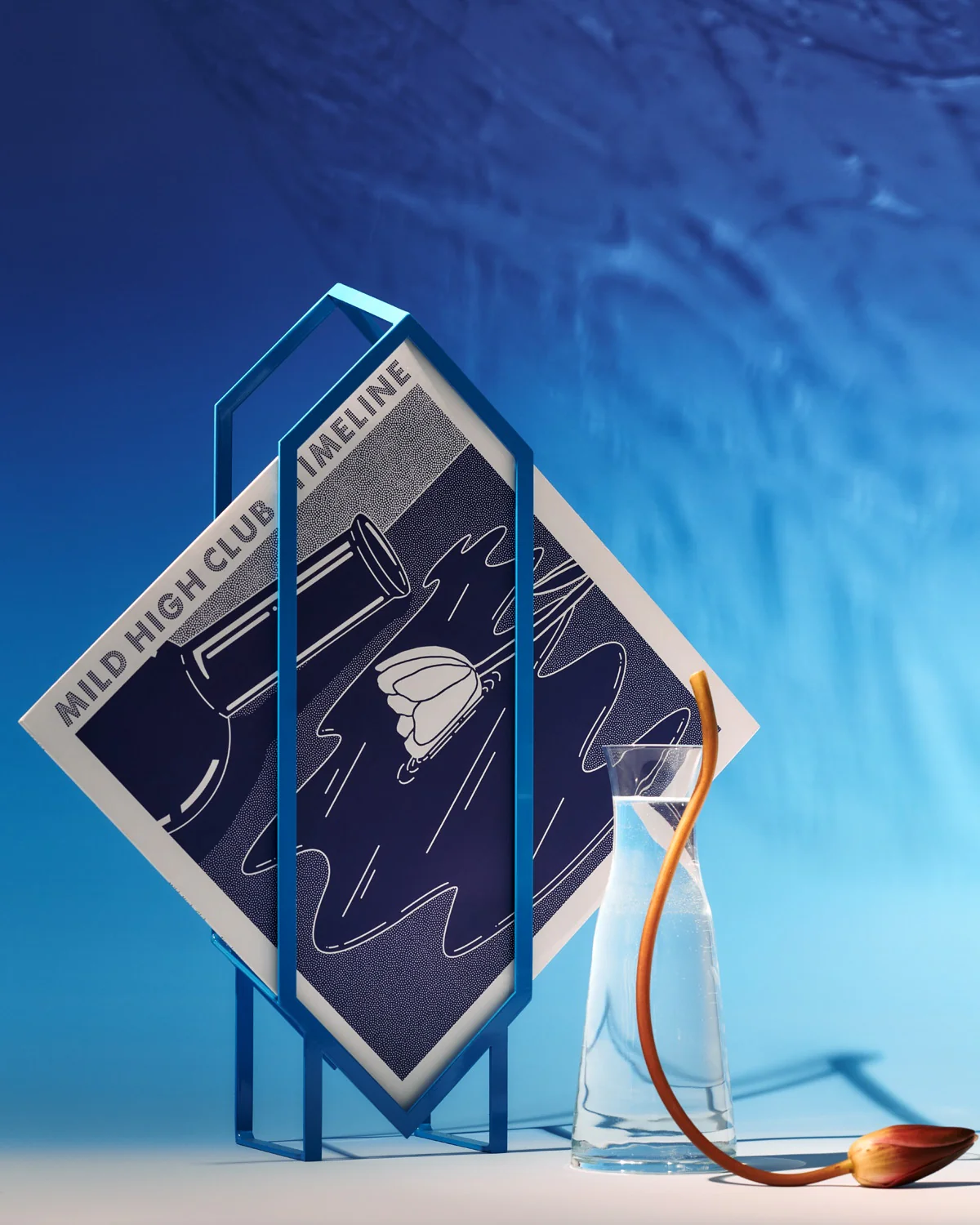 Idle Hands - Jex Vinyl Stand - Blue - Image 4