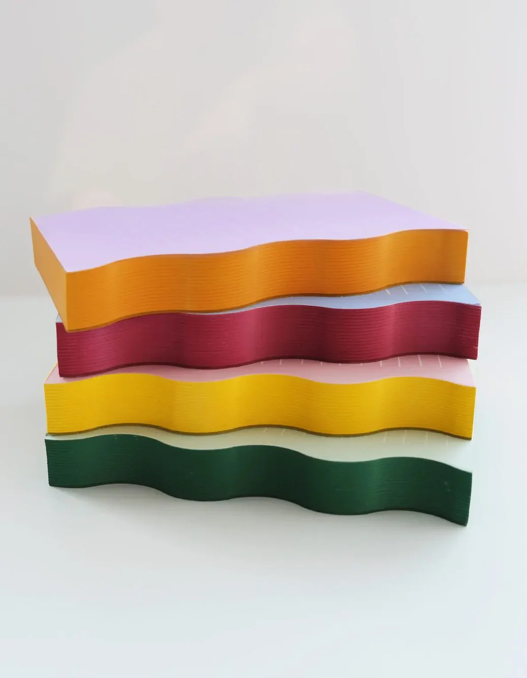 Idlewild Co. Wavy Shaped Notepad - Mint + Evergreen Edge - Image 4