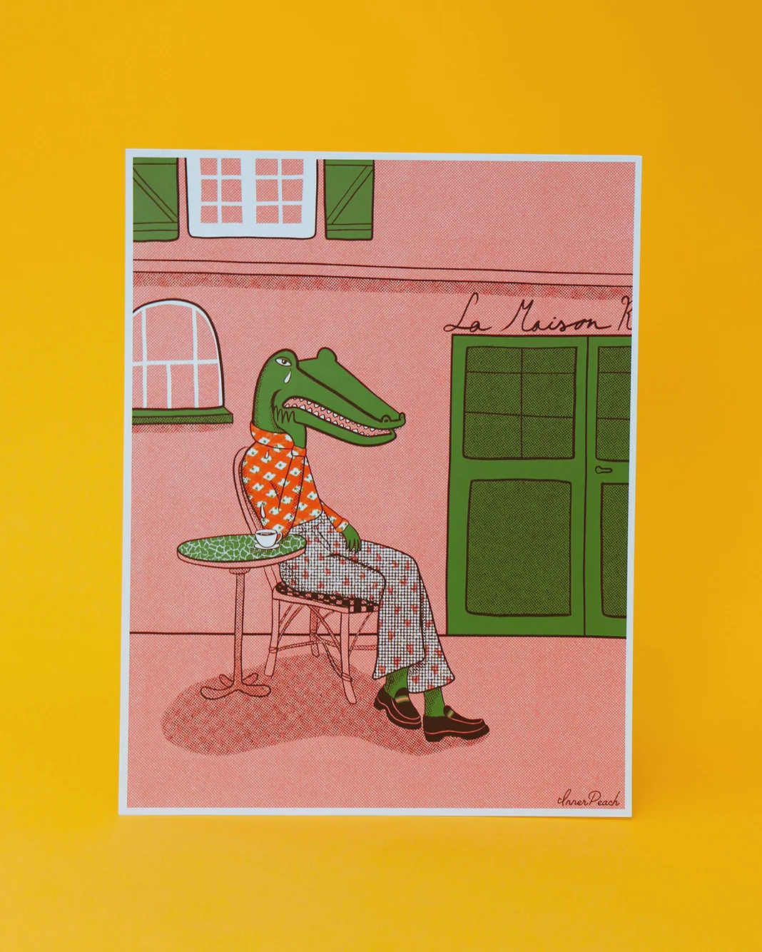 Inner Peach Design - Crocodile Tears Print