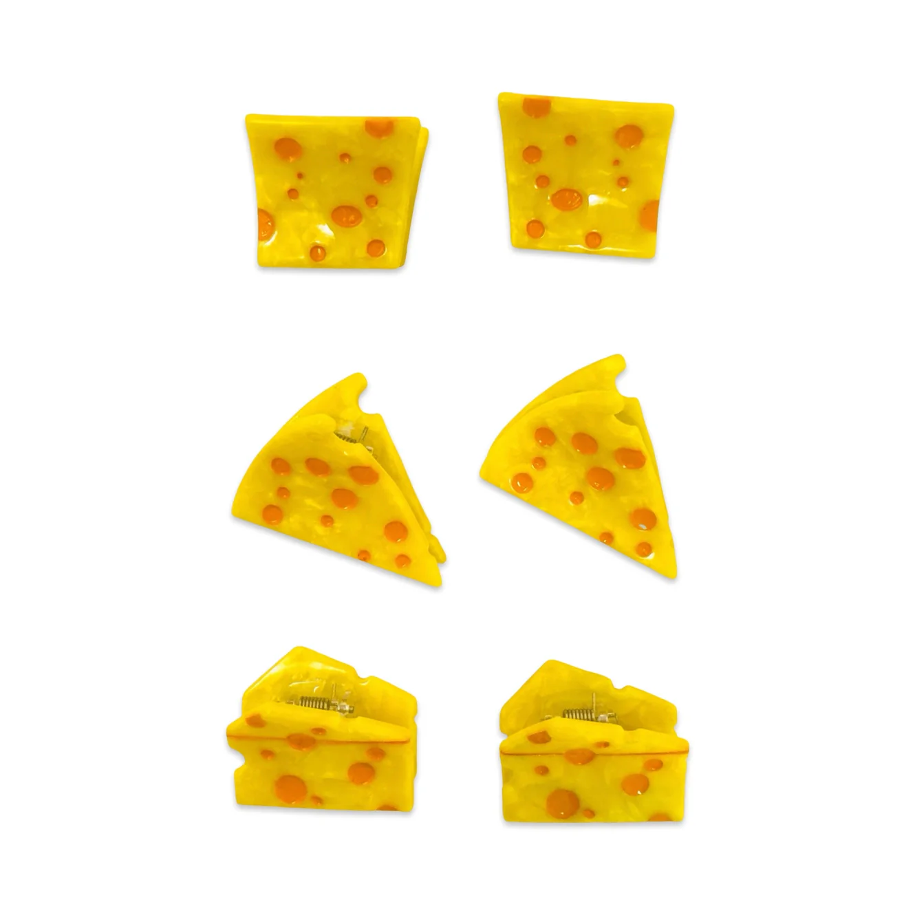 Jenny Lemons - Micro Cheese Hair Claw Clip Set - Image 5
