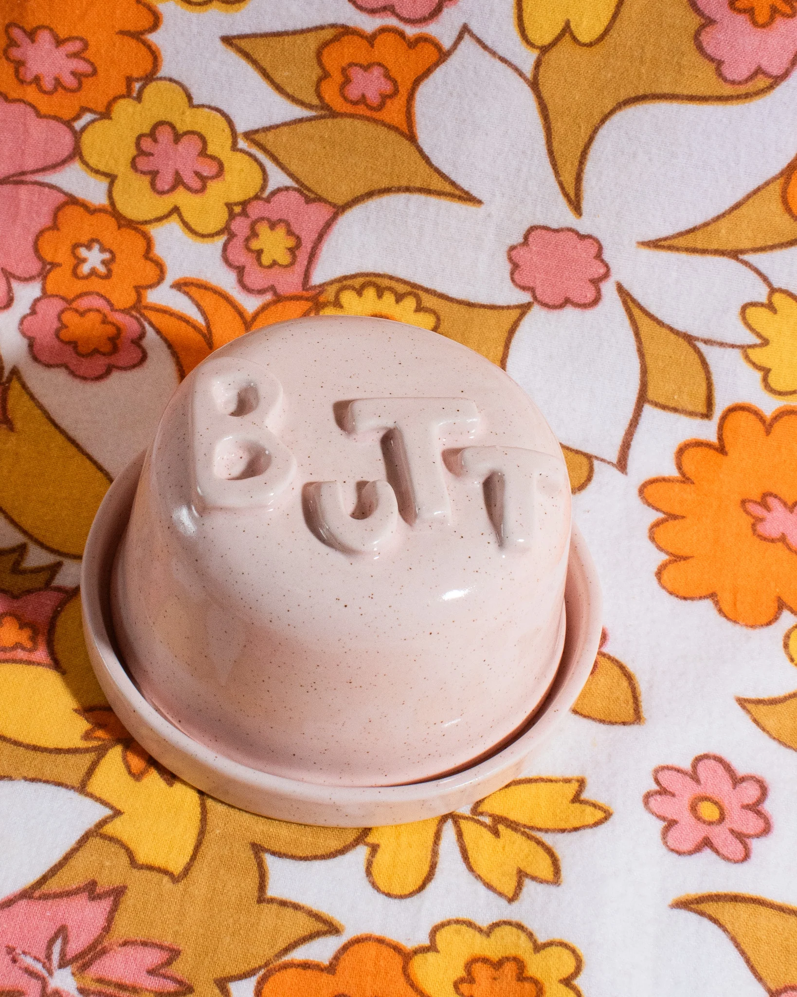 Julie B - Butt Butter Dish - Pink - Image 2