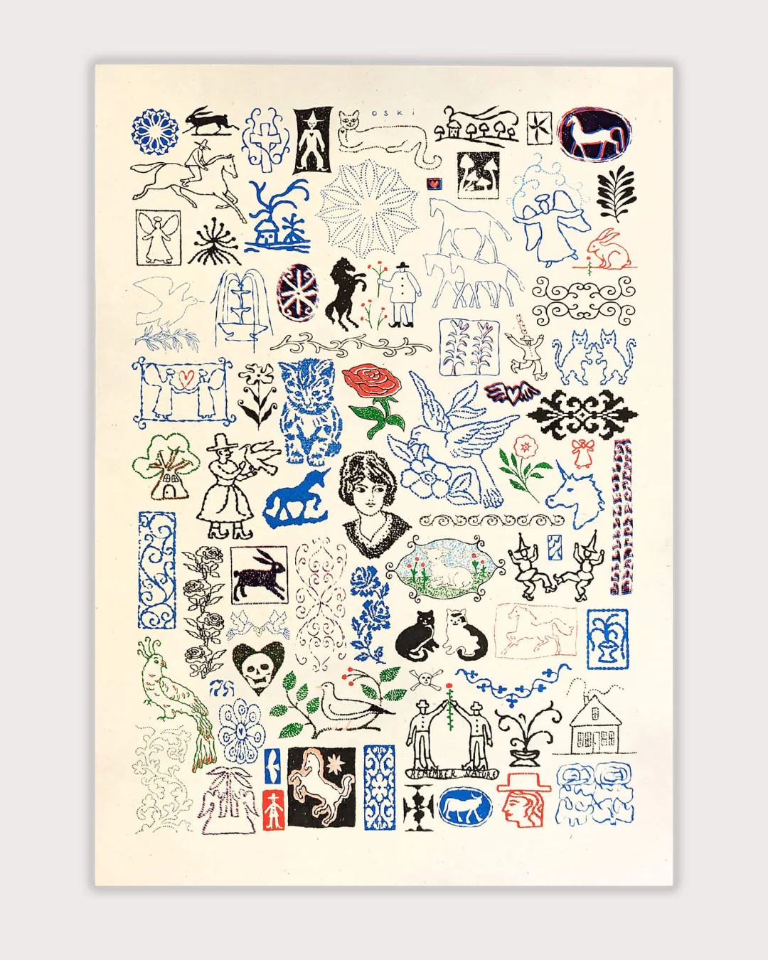 Jumbo Press - Oski Flash A3 Print (Limited Edition)