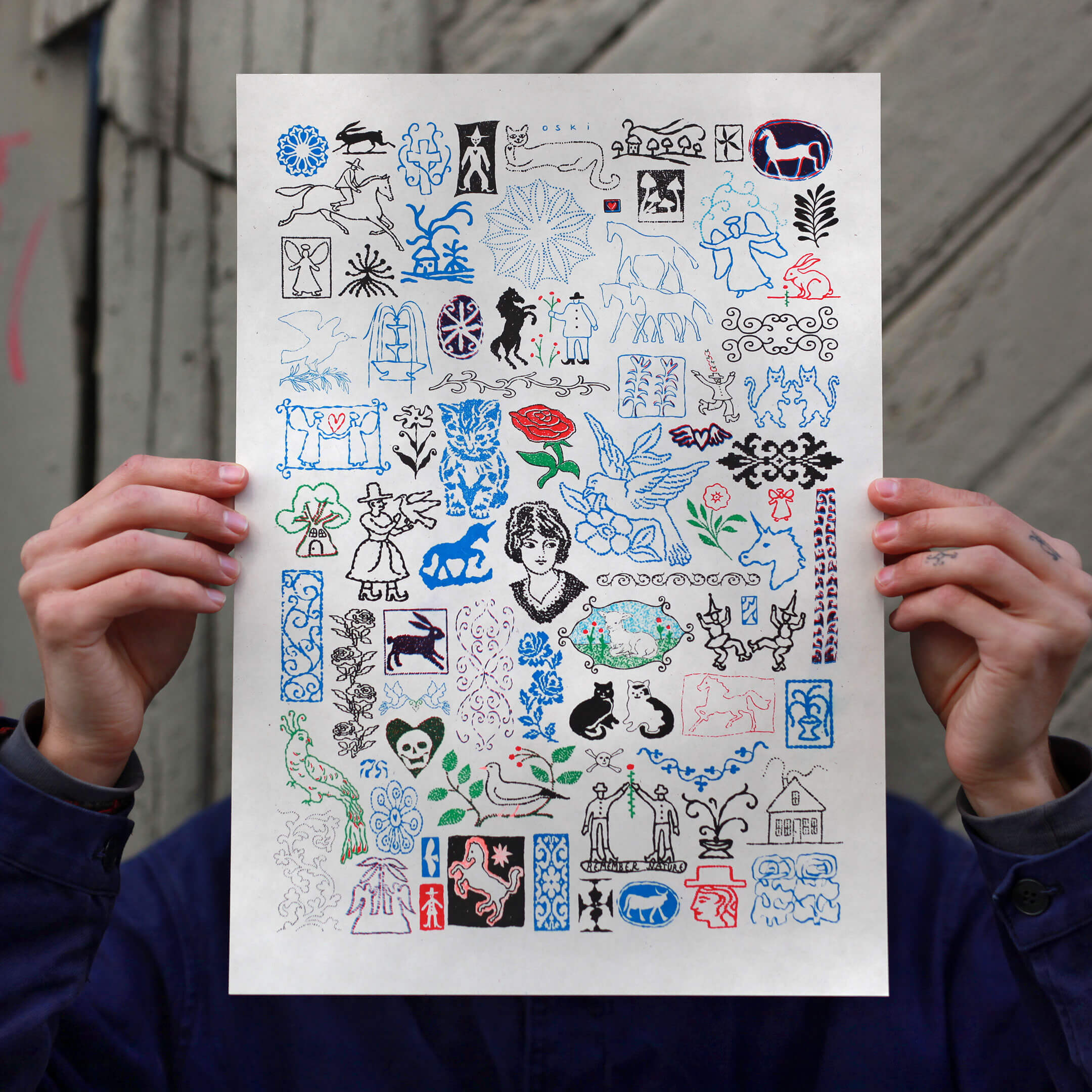 Jumbo Press - Oski Flash A3 Print (Limited Edition) - Image 2