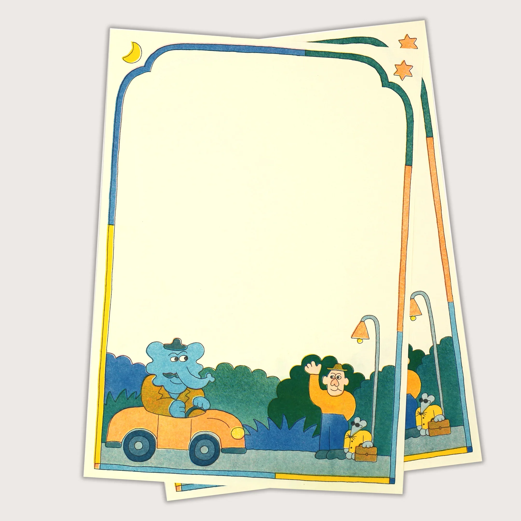 Jumbo Press - Risograph Stationery Set - Image 5