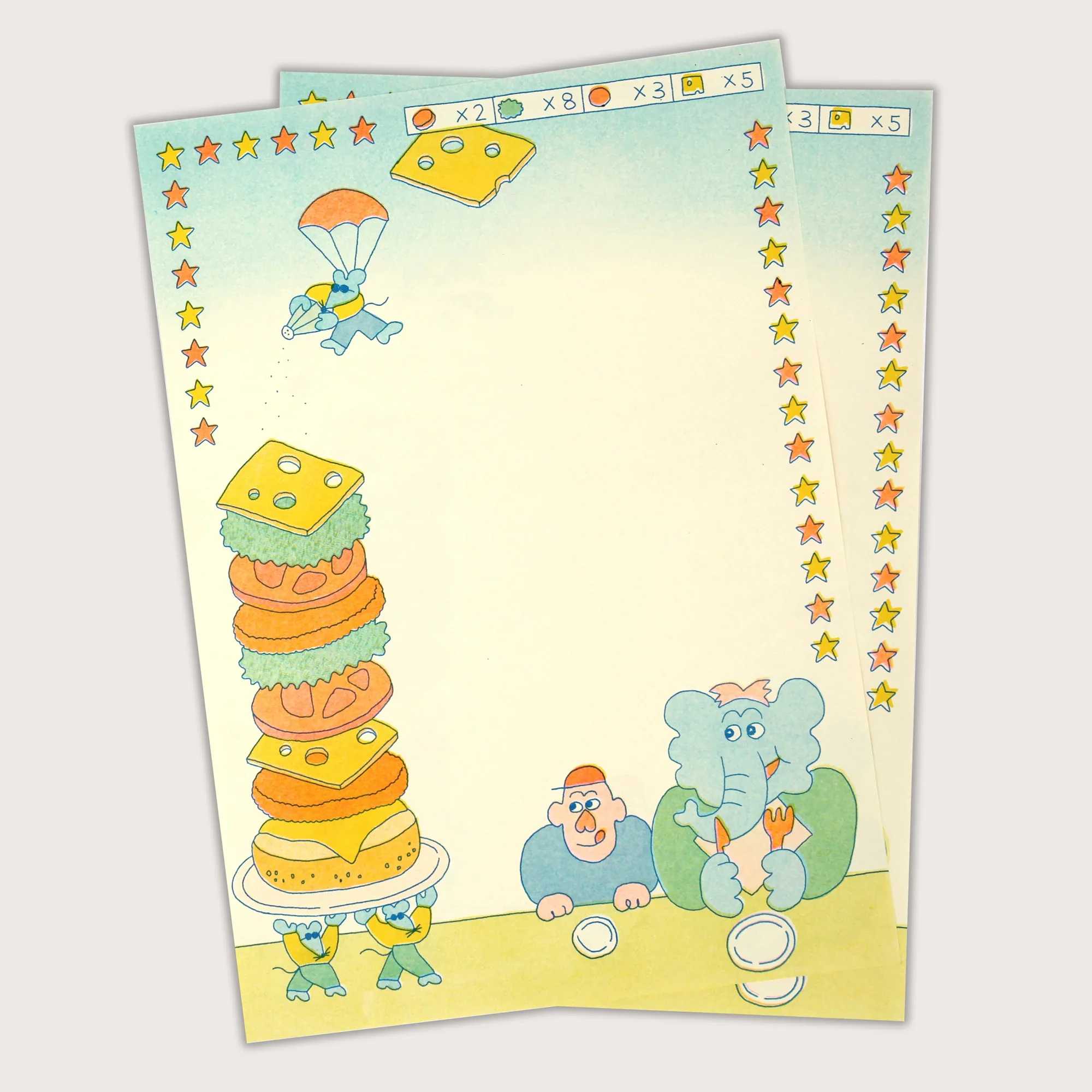 Jumbo Press - Risograph Stationery Set - Image 6