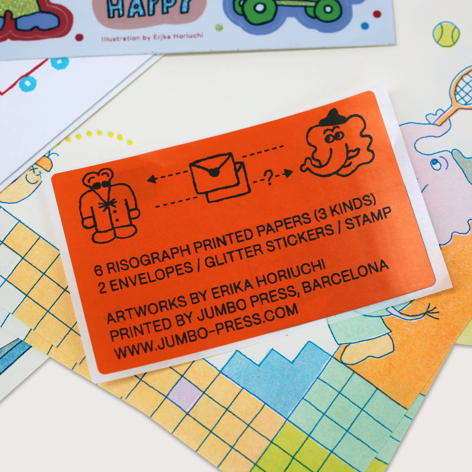 Jumbo Press - Risograph Stationery Set - Image 7