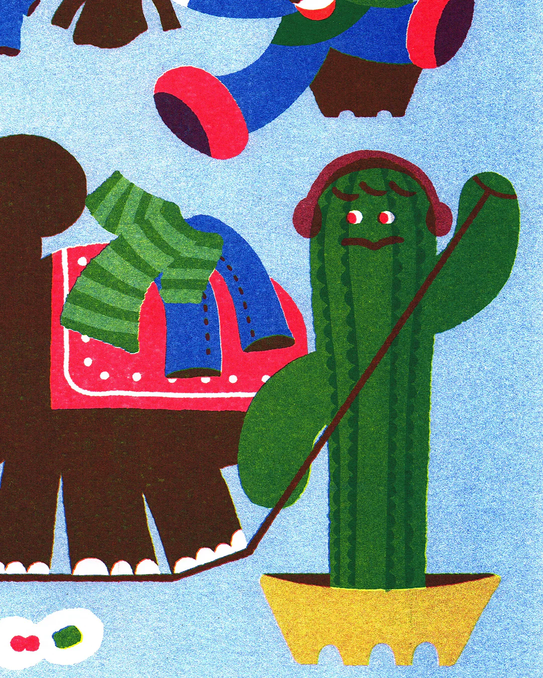 Jumbo Press - Tightrope A3 Print (Limited Edition) - Image 3