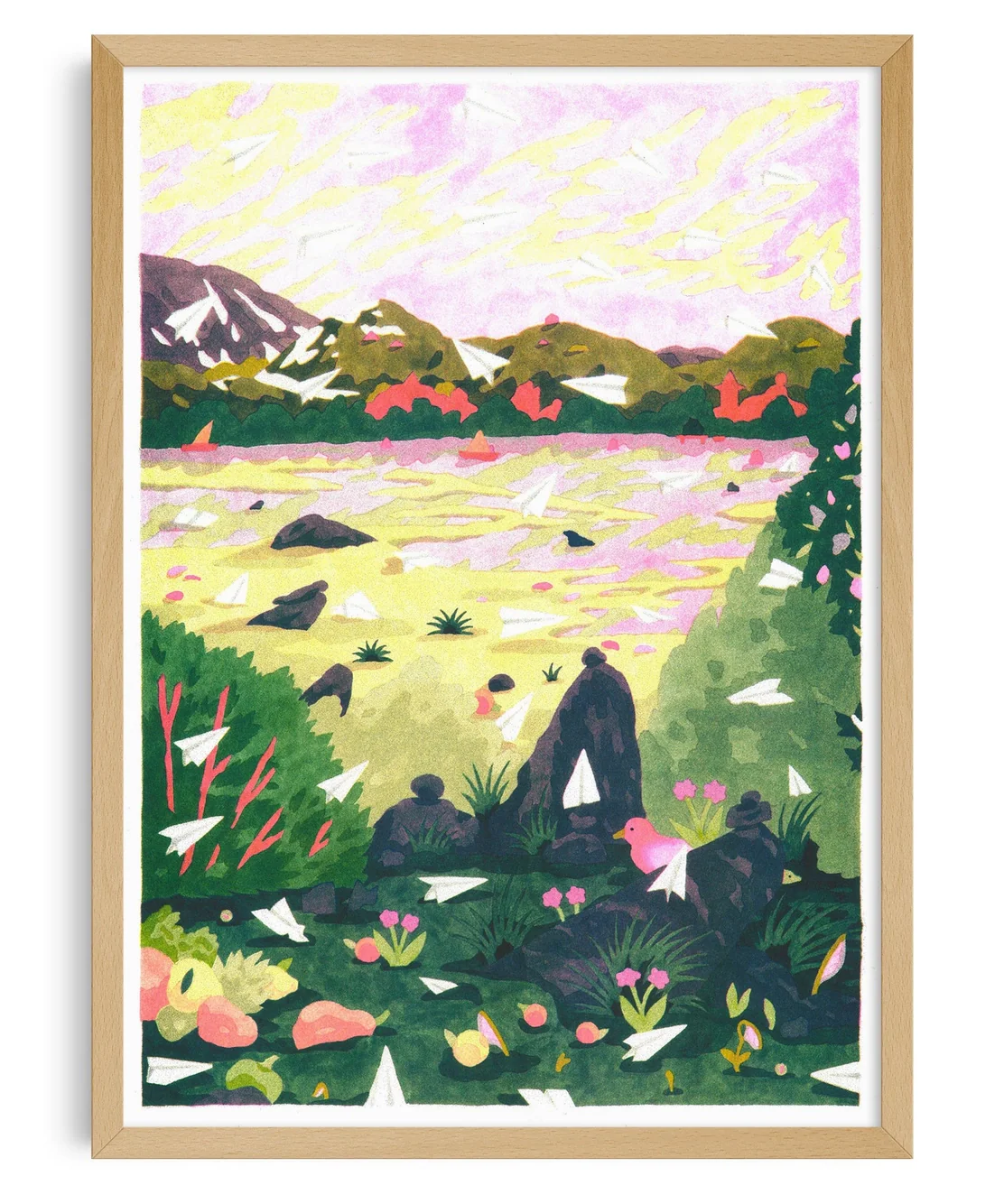KIBLIND Atelier - Camille Gobourg - Paper Jam - A3 Poster - Image 2