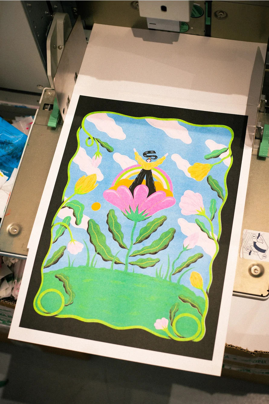 KIBLIND Atelier - Clara Super Duper - Time To Shine - A3 Poster - Image 3