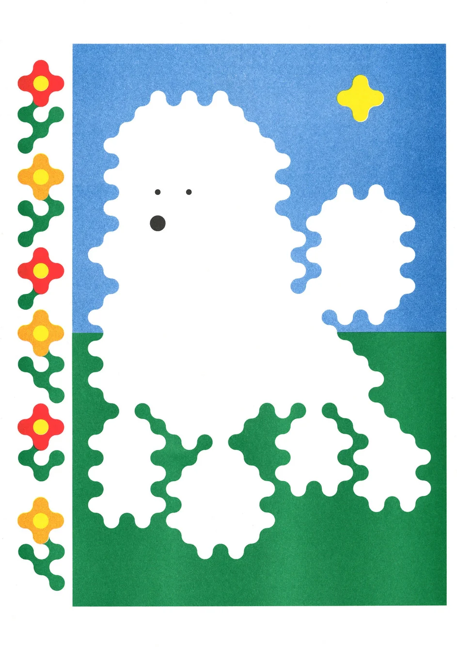 KIBLIND Atelier - Joe O'donnell - Poodle A3 Poster - Image 2