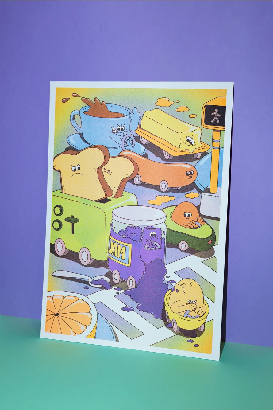 KIBLIND Atelier - Lauren Martin — If There's A Traffic Jam... A3 Poster - Image 3
