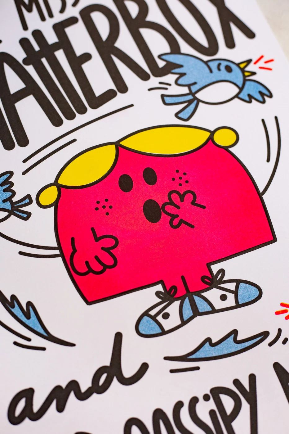 Kiblind - Little Miss Chatterbox - A3 Poster - Image 2