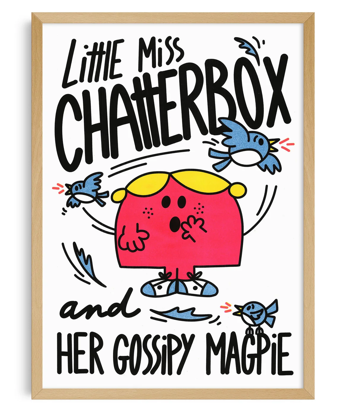 Kiblind - Little Miss Chatterbox - A3 Poster - Image 3