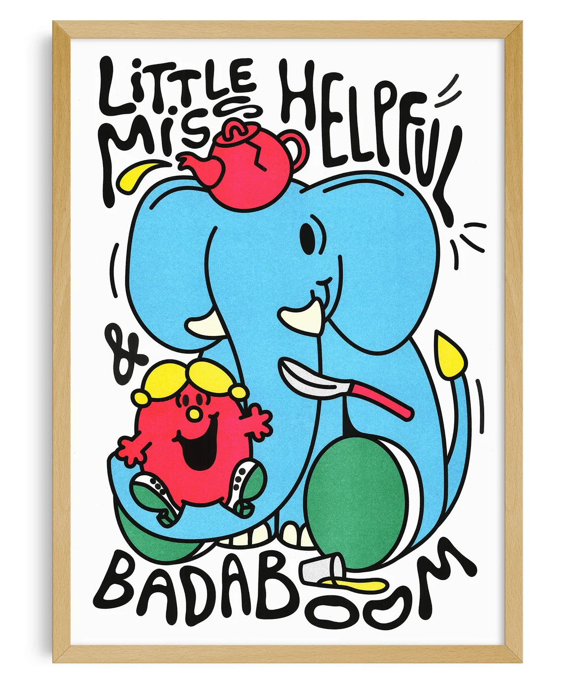 Kiblind - Little Miss Helpful - A3 Poster - Image 2