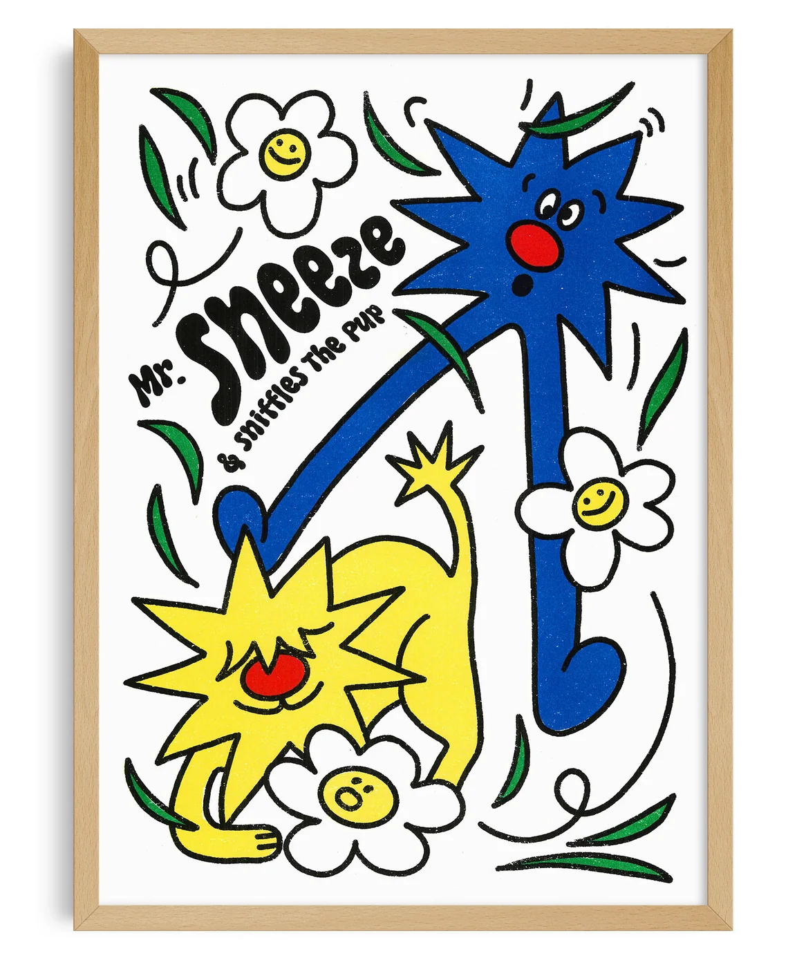 Kiblind - Mr. Sneeze - A3 Poster - Image 2