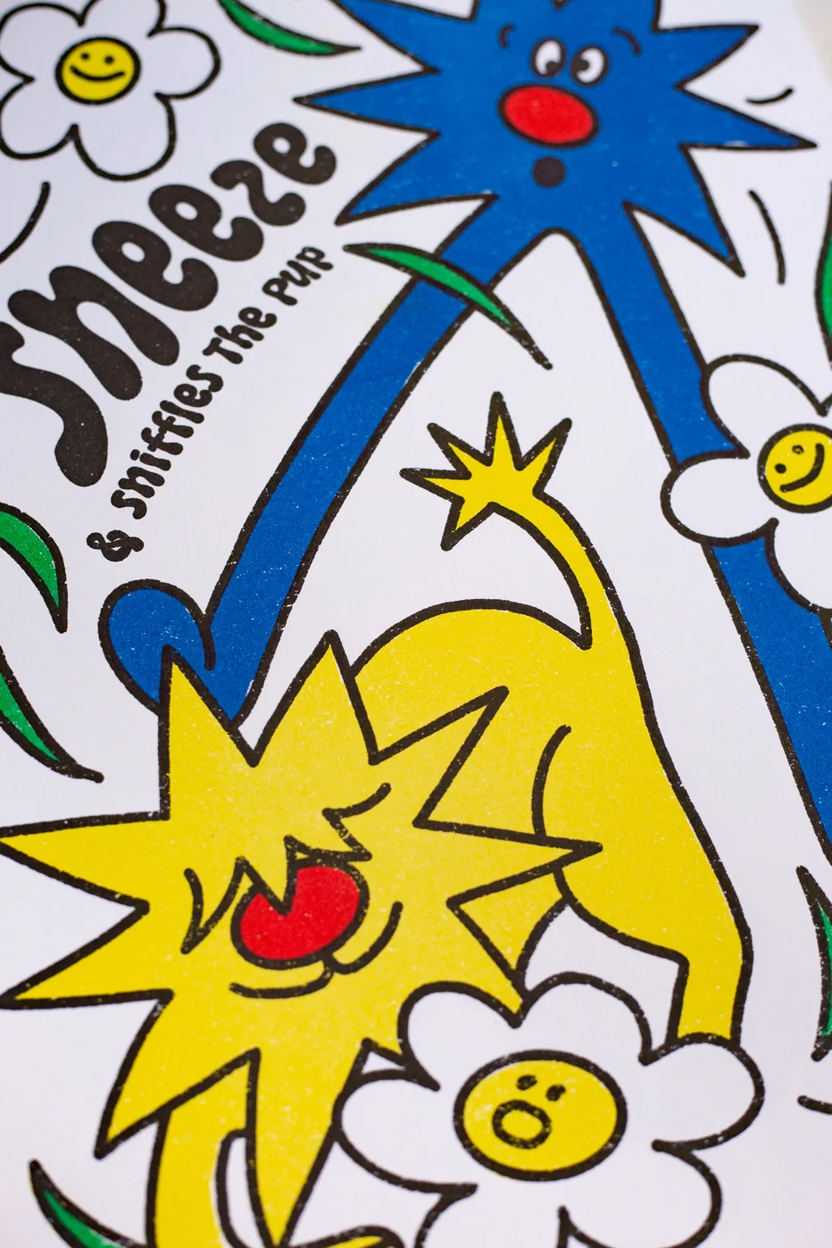 Kiblind - Mr. Sneeze - A3 Poster - Image 3