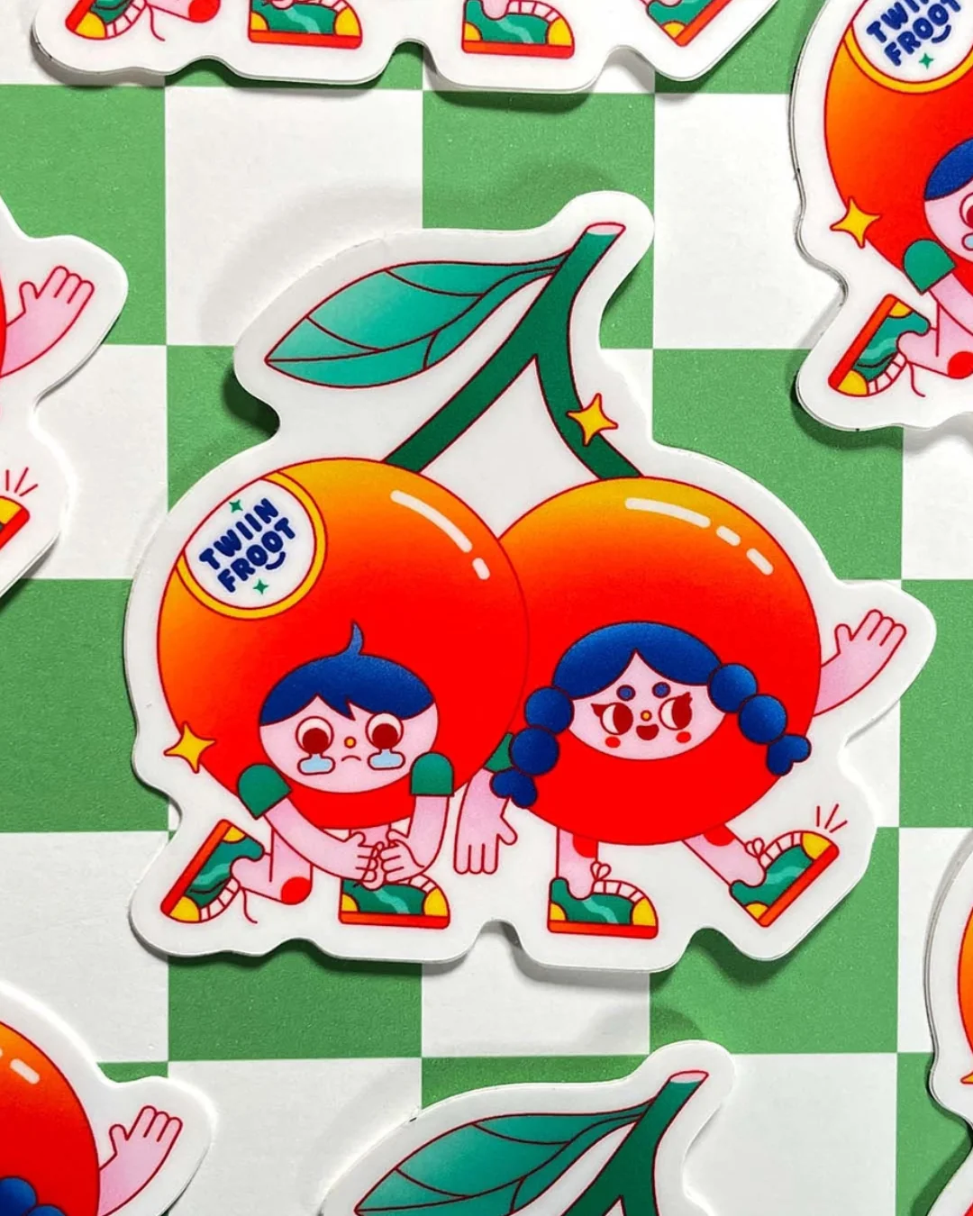 Kidnichols - Vinyl Sticker - Twin Froot