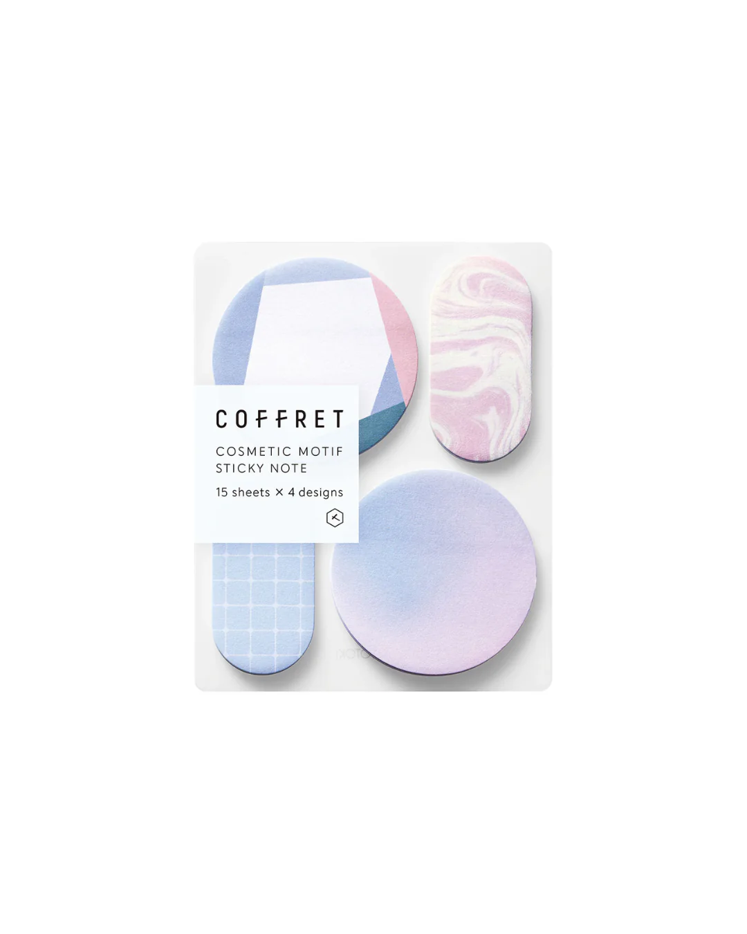 KING JIM - COFFRET Sticky Note - Lilac Pink