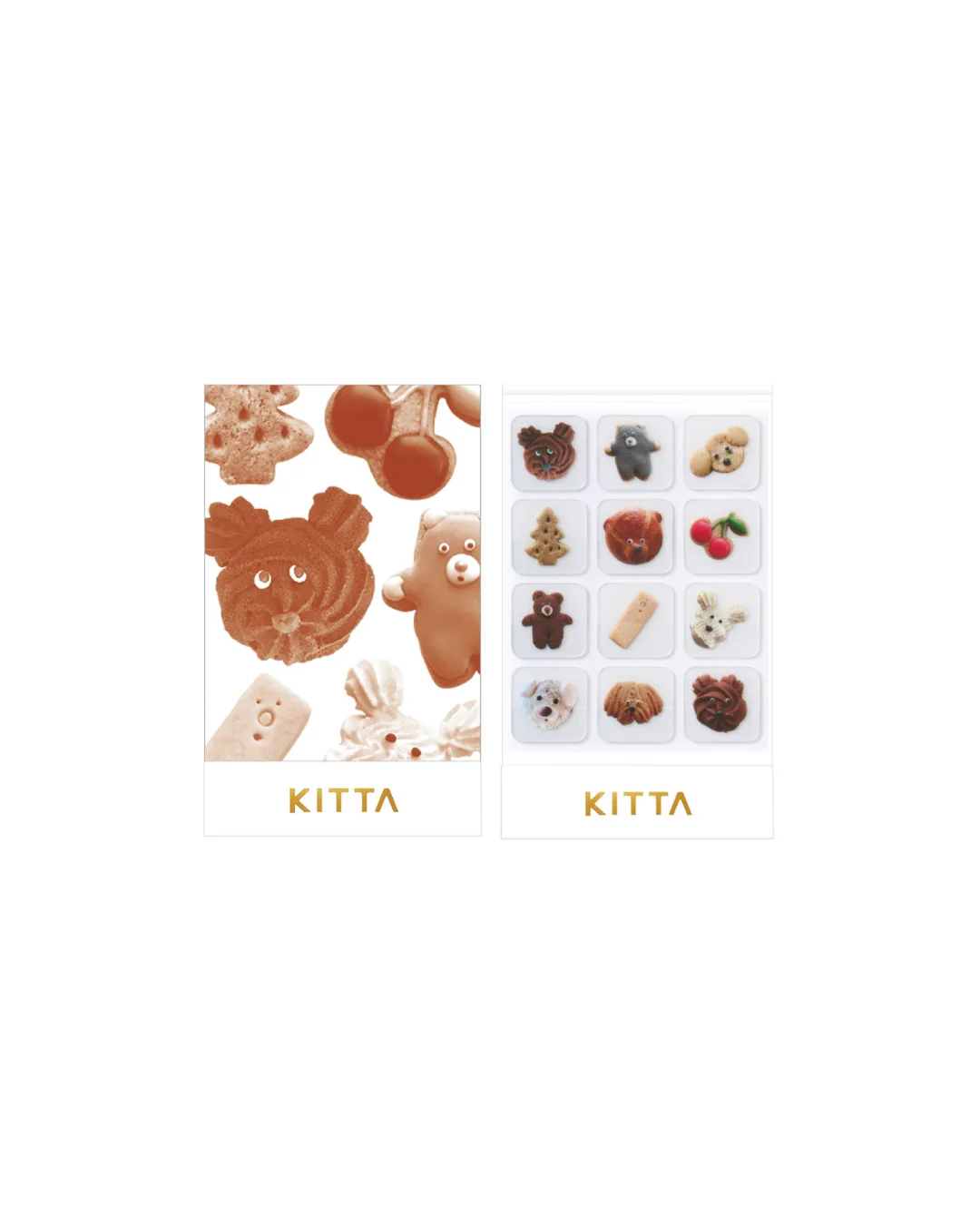 KING JIM - KITTA Clear - Washi Stickers Cookies