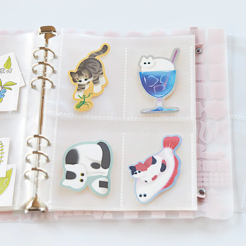 KING JIM - OTONA Sticker File Binder - Blue - Image 4