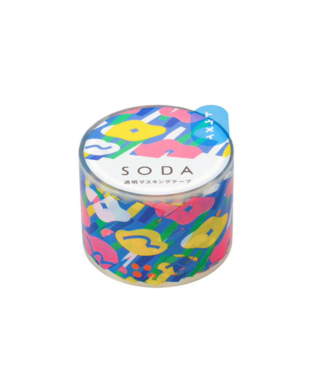 KING JIM - SODA Transparent Masking Tape - Flower Garden