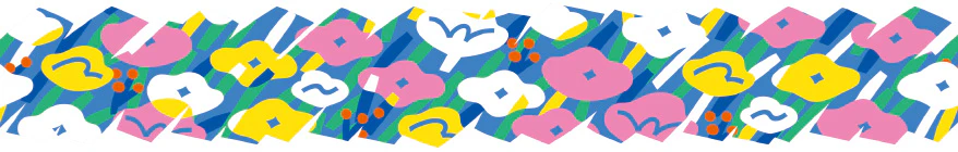 KING JIM - SODA Transparent Masking Tape - Flower Garden - Image 2