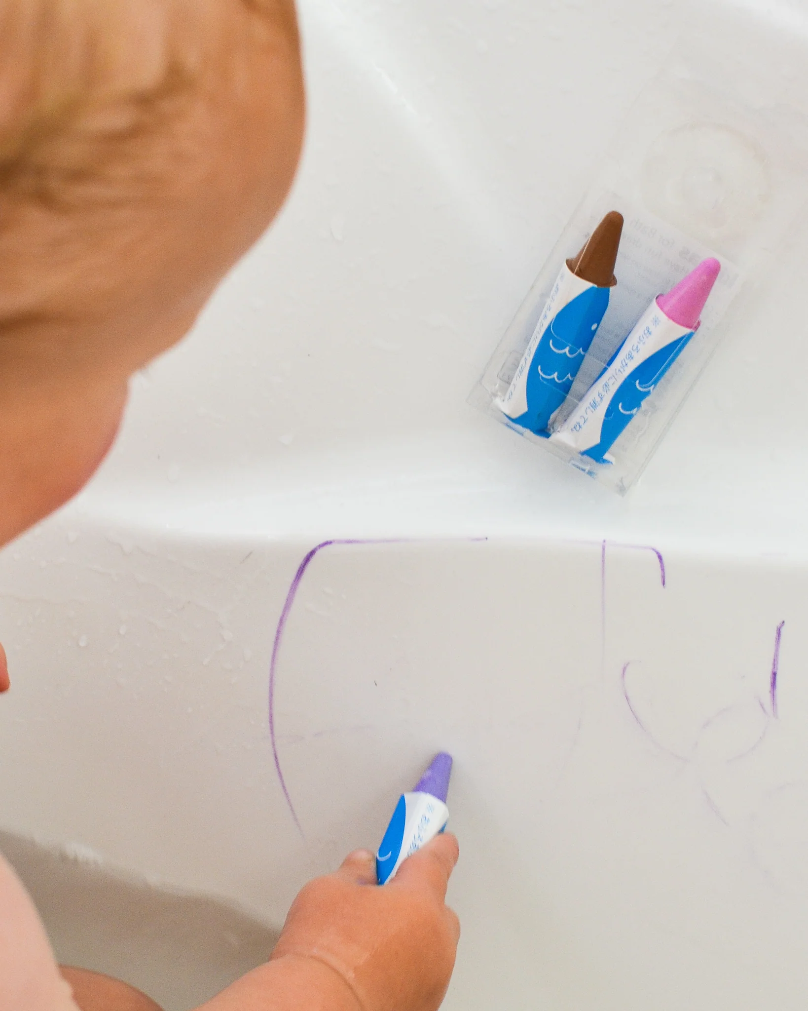 Kitpas - Bath Crayons Rice Wax 3 Colours - Turtle - Image 2