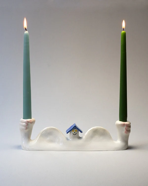 Laura Garcia - Candelabro Casa Blue