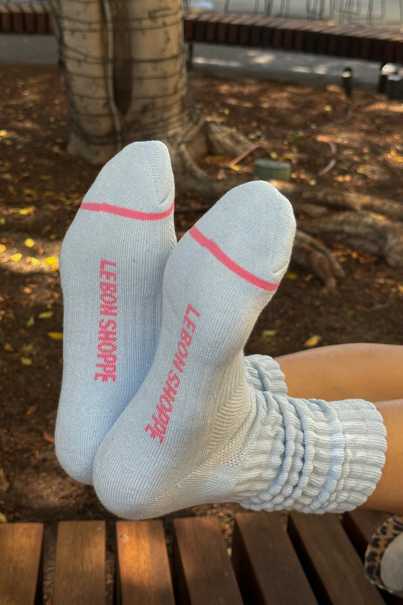 Le Bon Shoppe - Ballet Socks - Baby Blue - Image 5