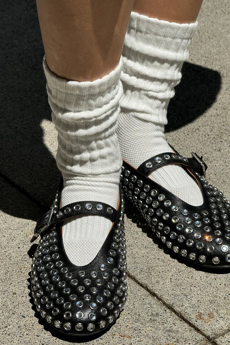 Le Bon Shoppe - Ballet Socks - White - Image 5