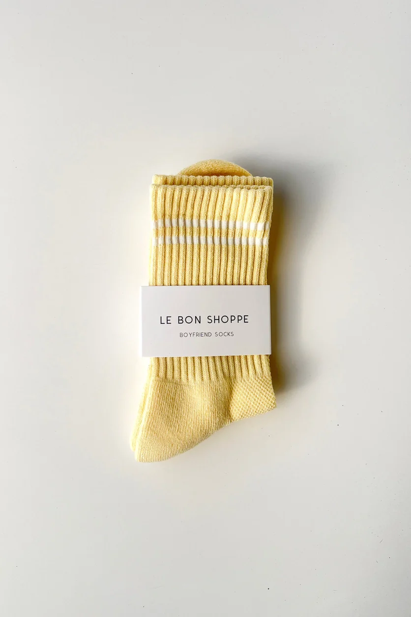 Le Bon Shoppe - Boyfriend Socks - Lemonade - Image 2