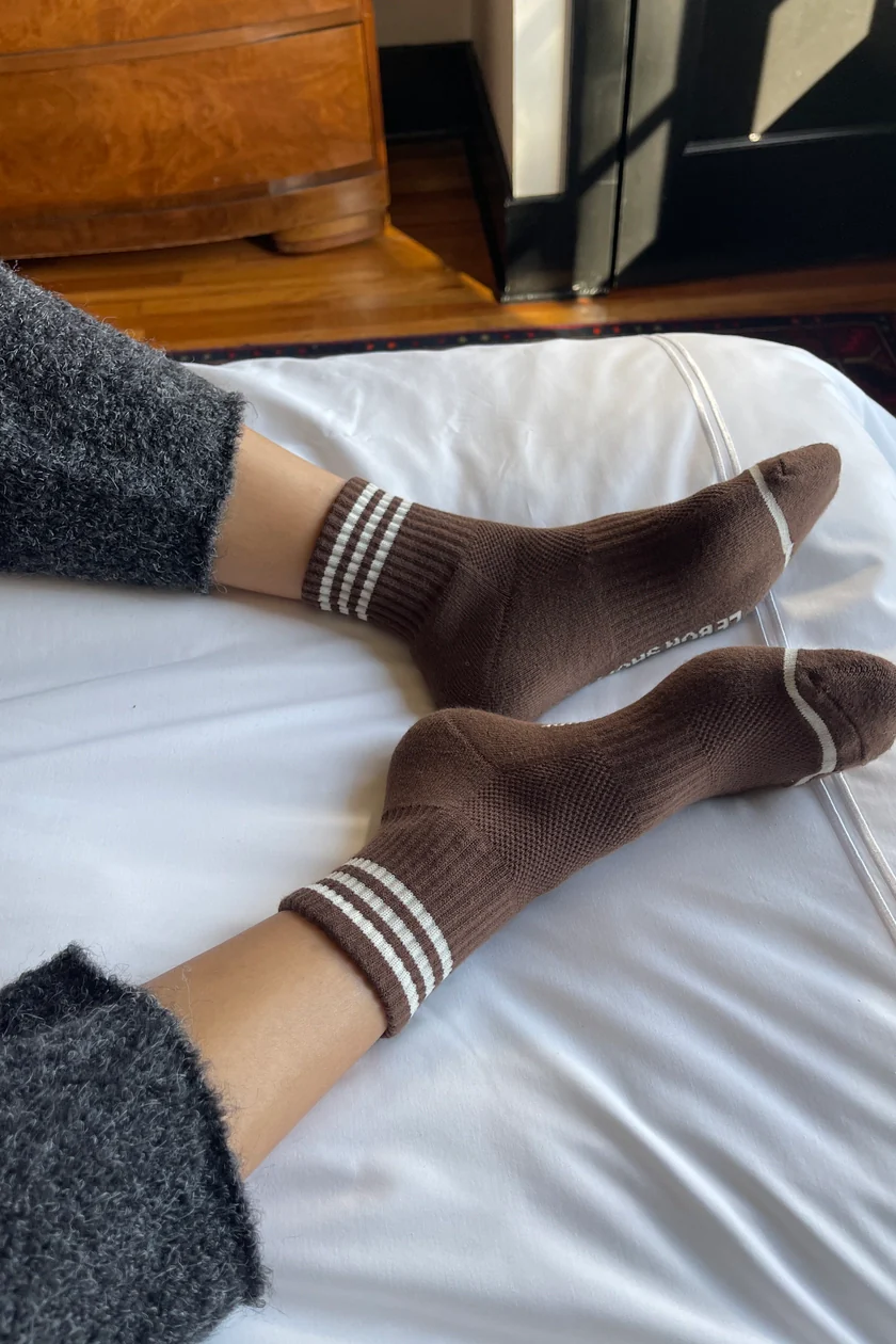 Le Bon Shoppe - Girlfriend Socks - Mahogany - Image 2