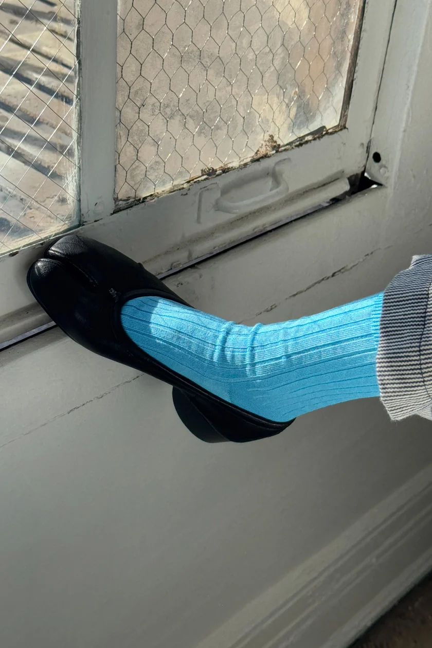 Le Bon Shoppe - Her Socks - Blue Water - Image 2