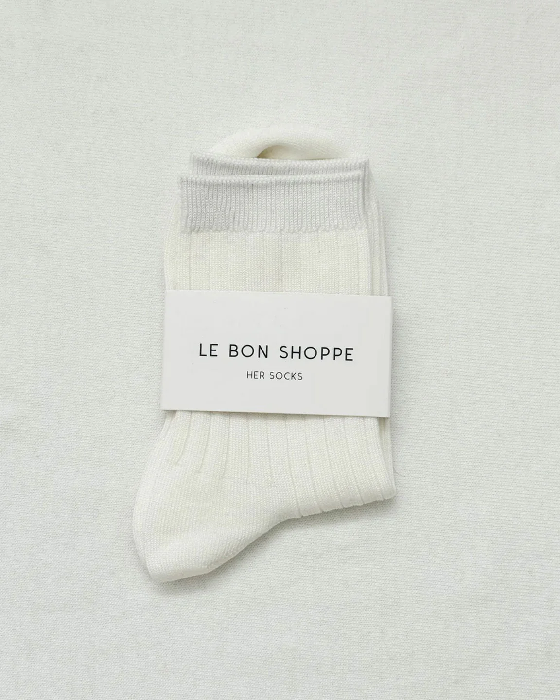 Le Bon Shoppe - Her Socks - Classic White