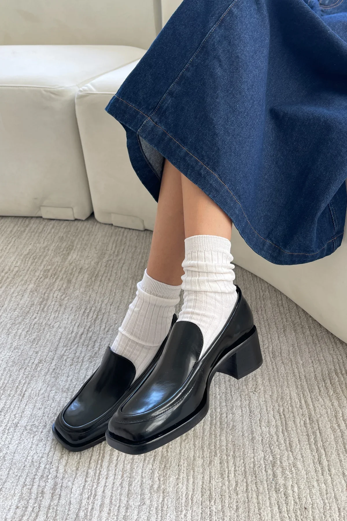 Le Bon Shoppe - Her Socks - Classic White - Image 3