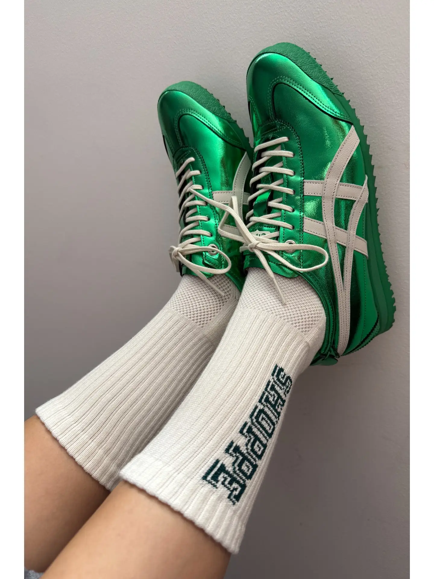 Le Bon Shoppe - Preppy Socks - Canvas / Green - Image 3