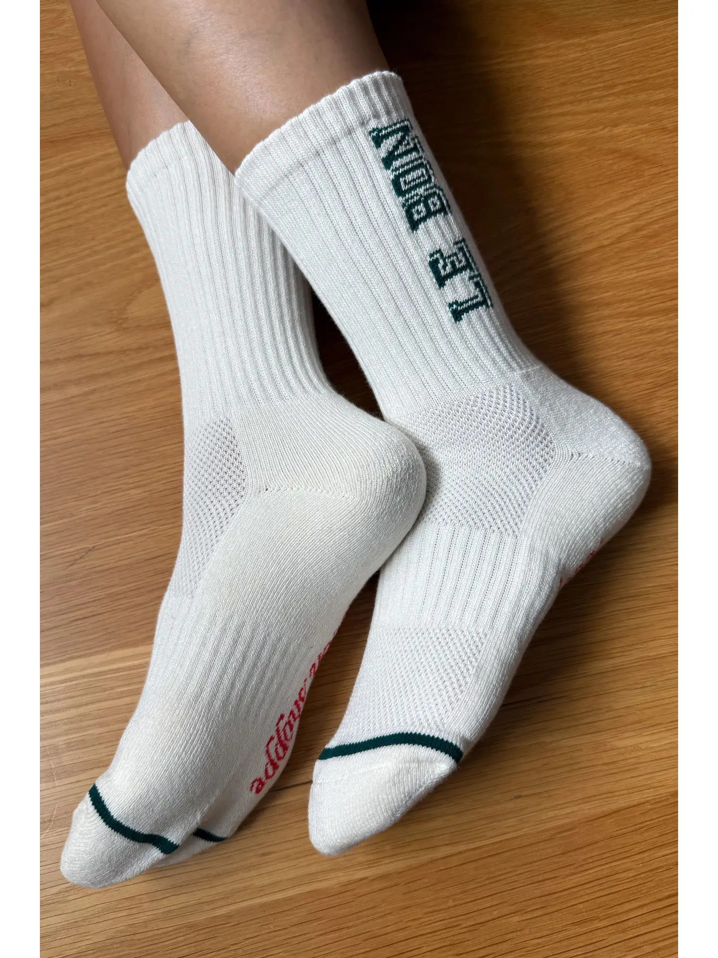 Le Bon Shoppe - Preppy Socks - Canvas / Green - Image 5