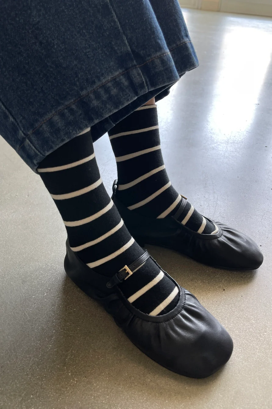 Le Bon Shoppe - Wally Socks - Black - Image 2