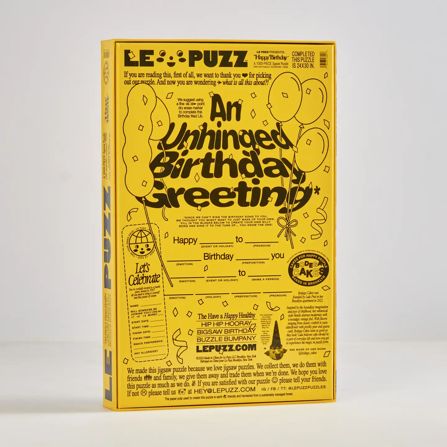 Le Puzz - Happy Birthday 1000 Piece Puzzle - Image 3