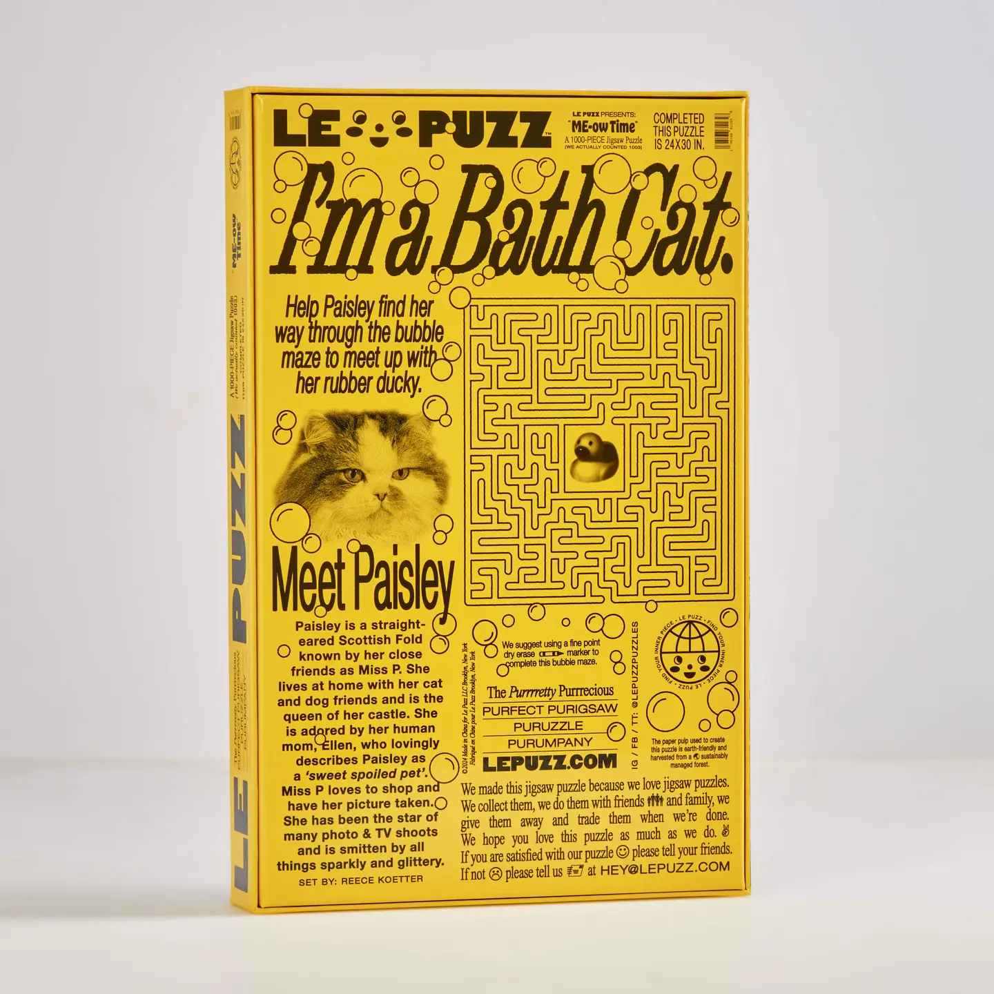 Le Puzz - ME-ow Time 1000 Piece Puzzle - Image 3