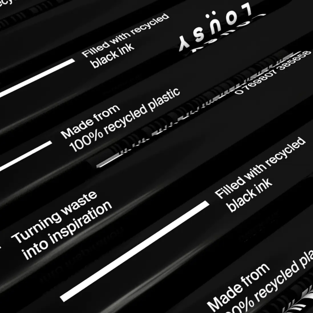 Lousy Liner - Sustainable Fineliner Pens - Black - 0.5mm - Image 3