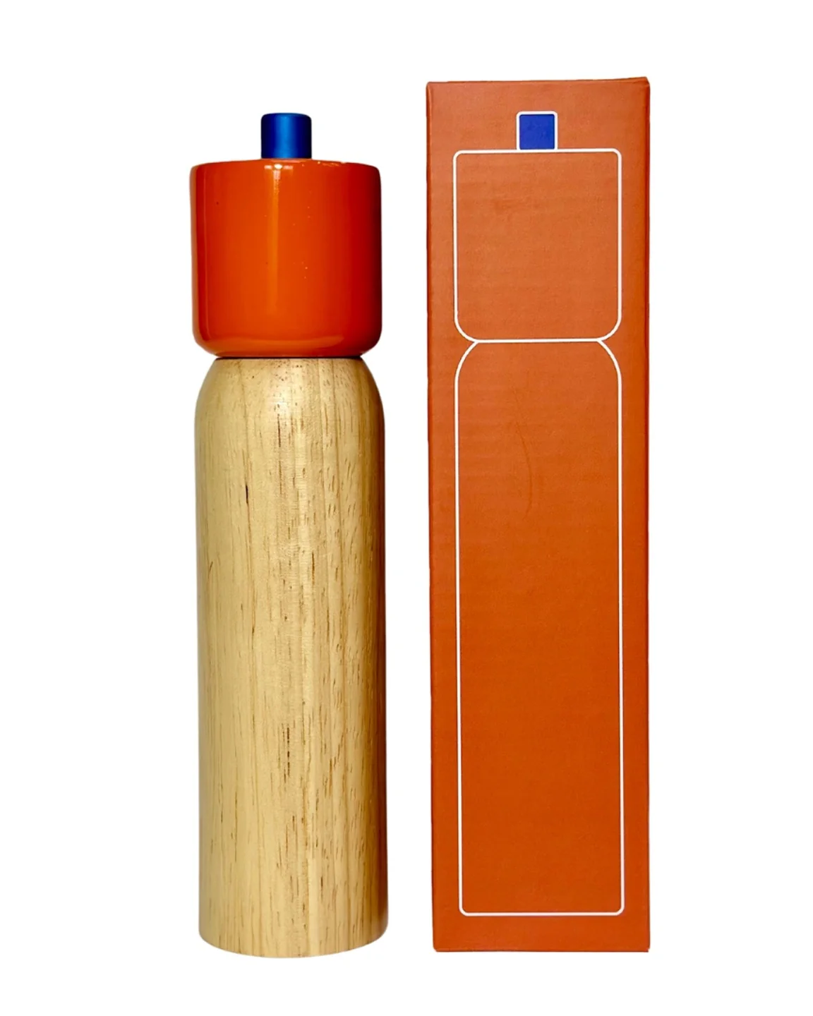 Maegen - Salt or Pepper Grinder - Orange & Blue Large
