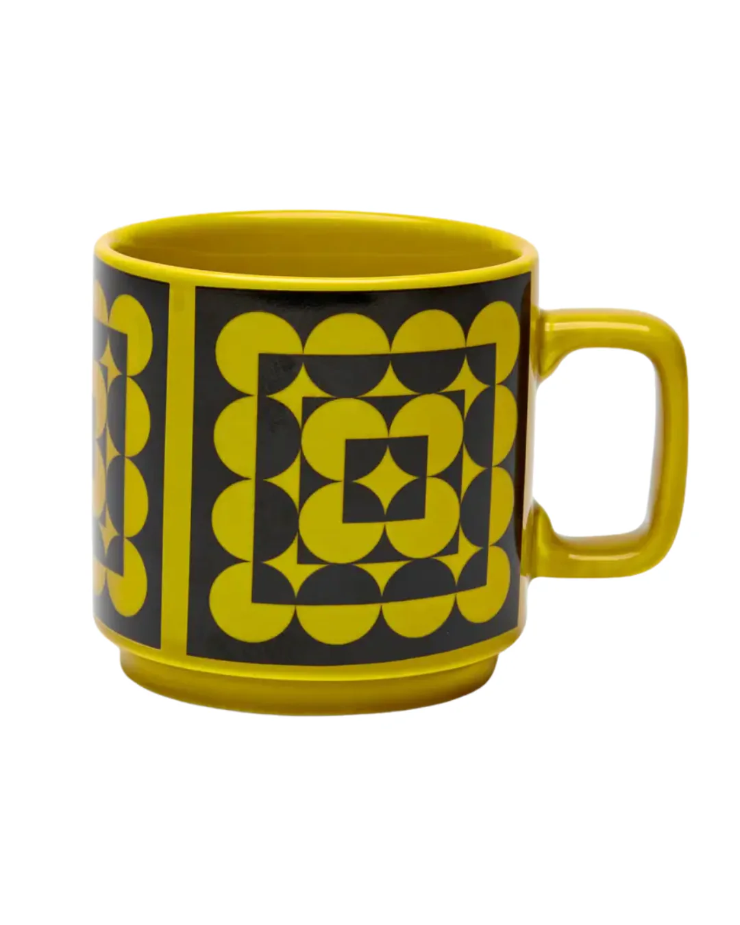 Magpie x Hornsea Mug - Chartreuese Squarcles