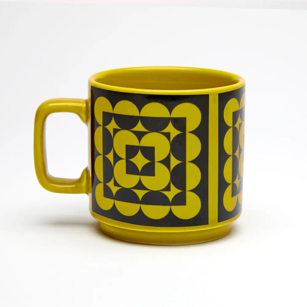 Magpie x Hornsea Mug - Chartreuese Squarcles - Image 2