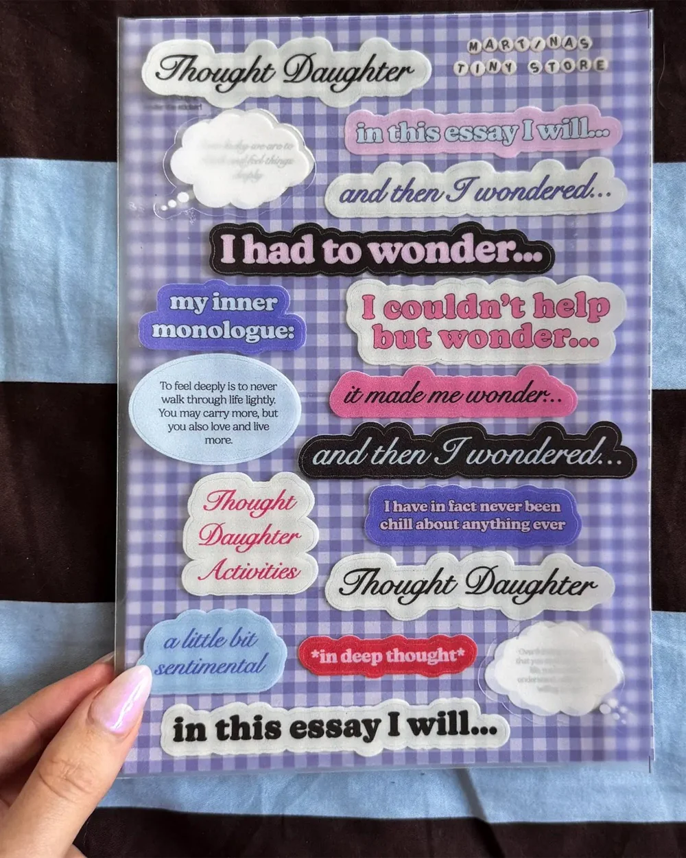 Martina's Tiny Store - Thought Daughter Stickersheet