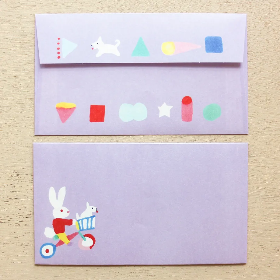 Me and My Dog Letter Writing Set With Envelope - Tada Reiko - Image 3
