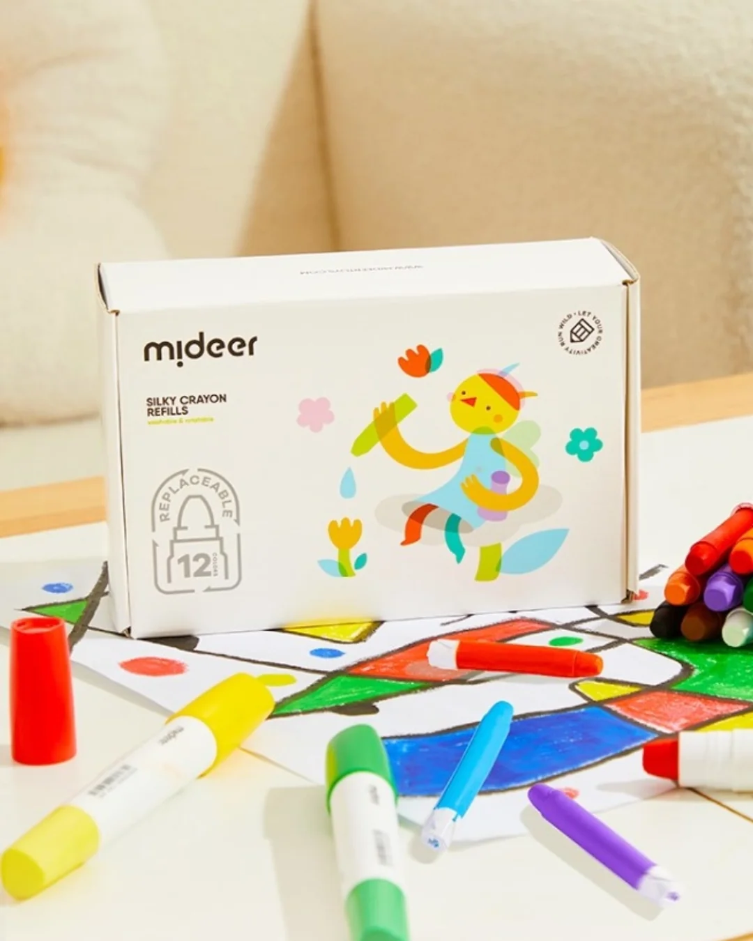 Mideer - Silky Crayons Refills - Image 2