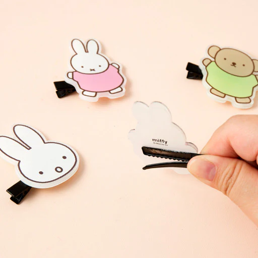 Miffy Hair Clip Set - Miffy & Boris - Image 2